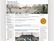 Tablet Screenshot of cervenydvur.cz